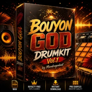Cover Bouyon God Vol.1 - Drumkit caribéen WAV 24-bit par Mandragonbeat