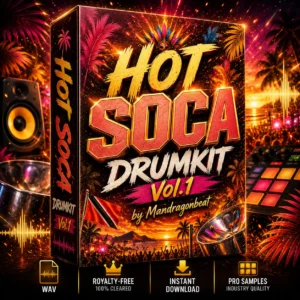 Cover Hot Soca Sound Kit - Drumkit caribéen WAV 24-bit par Mandragonbeat