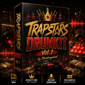 Cover Trapstars Vol.1 - Drumkit caribéen WAV 24-bit par Mandragonbeat