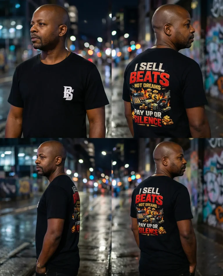 T-shirt Beats Seller vue rapprochée logo brodé